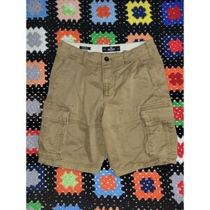 Hollister Khaki Cargo Shorts Men's Size 30 Flex